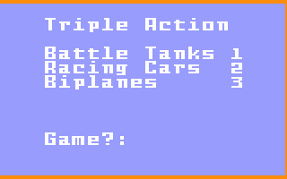 Triple Action screenshot 4 for Intellivision